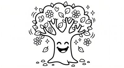 Arbre souriant