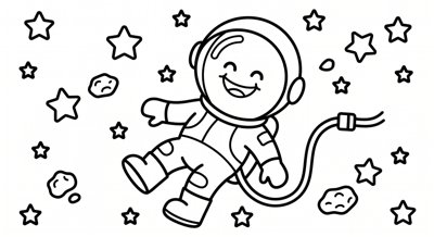 Astronaute enfant