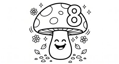 Champignon souriant