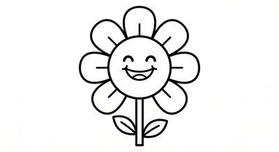 Fleur souriante