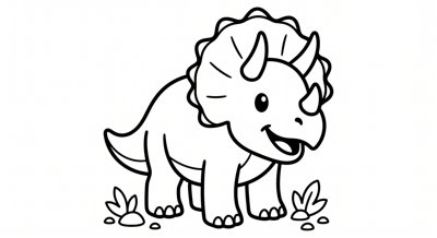 Triceratops enfant